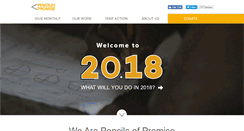 Desktop Screenshot of pencilsofpromise.org